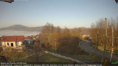 immagine della webcam nei dintorni di Monte Curcio: webcam Soveria Mannelli