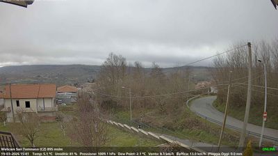 immagine della webcam nei dintorni di Taverna: webcam Soveria Mannelli