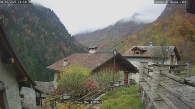 immagine della webcam nei dintorni di Bielmonte: webcam Rassa