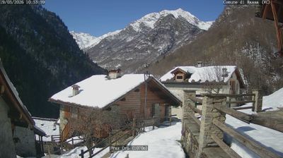 immagine della webcam nei dintorni di Gressoney-la-Trinitè: webcam Rassa