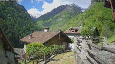 immagine della webcam nei dintorni di Alpe di Mera: webcam Rassa