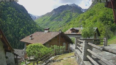 immagine della webcam nei dintorni di Alpe di Mera: webcam Rassa