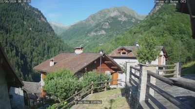 immagine della webcam nei dintorni di Gressoney-la-Trinitè: webcam Rassa