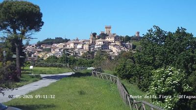 immagine della webcam nei dintorni di Senigallia: webcam Offagna