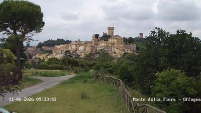 immagine della webcam nei dintorni di Castelfidardo: webcam Offagna