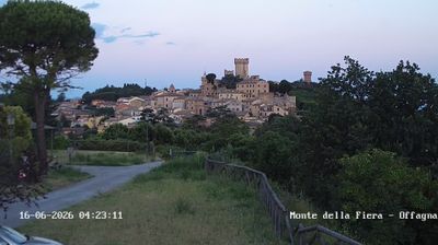 immagine della webcam nei dintorni di Castelfidardo: webcam Offagna