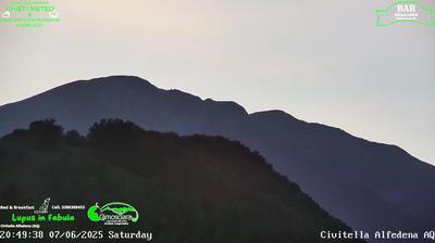 immagine della webcam nei dintorni di Castel di Sangro: webcam Civitella Alfedena