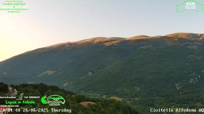 immagine della webcam nei dintorni di Miranda: webcam Civitella Alfedena