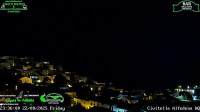 immagine della webcam nei dintorni di Macchia d'Isernia: webcam Civitella Alfedena