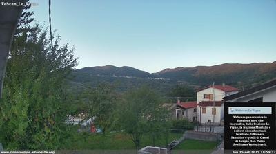 immagine della webcam nei dintorni di Scontrone: webcam Rionero Sannitico