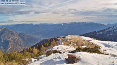 immagine della webcam nei dintorni di Pieve di Ledro: webcam San Giacomo di Brentonico