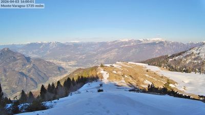 immagine della webcam nei dintorni di Pieve di Ledro: webcam San Giacomo di Brentonico
