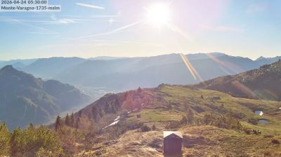 immagine della webcam nei dintorni di Molina di Ledro: webcam San Giacomo di Brentonico