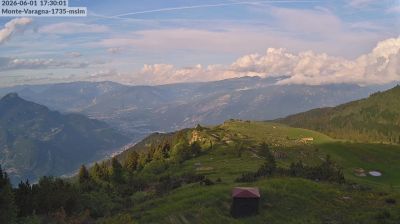 immagine della webcam nei dintorni di Passo delle Fittanze: webcam San Giacomo di Brentonico