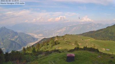 immagine della webcam nei dintorni di Molina di Ledro: webcam San Giacomo di Brentonico