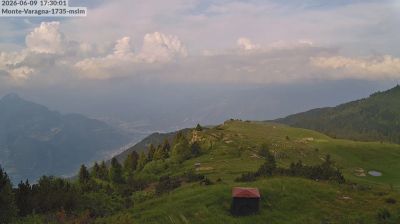 immagine della webcam nei dintorni di Brenzone sul Garda: webcam San Giacomo di Brentonico