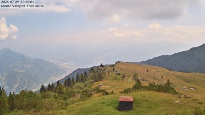 immagine della webcam nei dintorni di Pieve di Ledro: webcam San Giacomo di Brentonico
