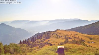 immagine della webcam nei dintorni di Pieve di Ledro: webcam San Giacomo di Brentonico
