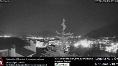 immagine della webcam nei dintorni di Campotosto: webcam L'Aquila