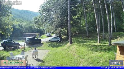 immagine della webcam nei dintorni di Villetta Barrea: webcam Pettorano sul Gizio