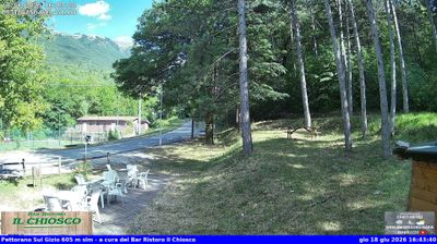 immagine della webcam nei dintorni di Campo di Giove: webcam Pettorano sul Gizio