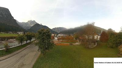 immagine della webcam nei dintorni di Auronzo di Cadore: webcam Santo Stefano di Cadore