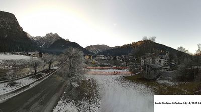 immagine della webcam nei dintorni di Ampezzo: webcam Santo Stefano di Cadore