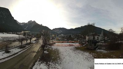 immagine della webcam nei dintorni di Vigo di Cadore: webcam Santo Stefano di Cadore