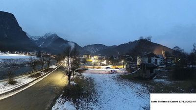 immagine della webcam nei dintorni di Vigo di Cadore: webcam Santo Stefano di Cadore