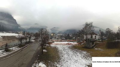 immagine della webcam nei dintorni di Monte Zoncolan: webcam Santo Stefano di Cadore
