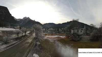 immagine della webcam nei dintorni di Pieve di Cadore: webcam Santo Stefano di Cadore