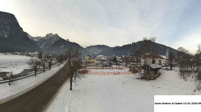 immagine della webcam nei dintorni di Sauris: webcam Santo Stefano di Cadore