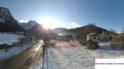 immagine della webcam nei dintorni di Vigo di Cadore: webcam Santo Stefano di Cadore