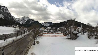 immagine della webcam nei dintorni di Calalzo di Cadore: webcam Santo Stefano di Cadore