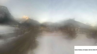 immagine della webcam nei dintorni di Forni Avoltri: webcam Santo Stefano di Cadore