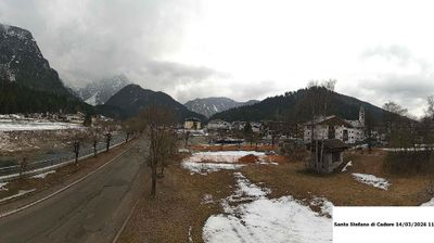 immagine della webcam nei dintorni di Sesto: webcam Santo Stefano di Cadore