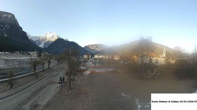 immagine della webcam nei dintorni di Moso: webcam Santo Stefano di Cadore