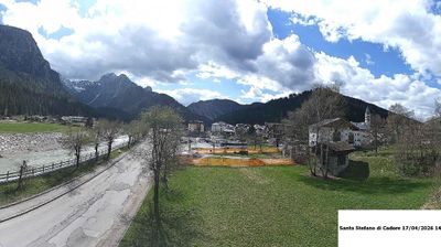 immagine della webcam nei dintorni di Sappada: webcam Santo Stefano di Cadore