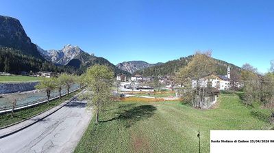 immagine della webcam nei dintorni di Monte Elmo: webcam Santo Stefano di Cadore