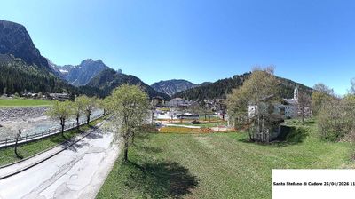 immagine della webcam nei dintorni di Lorenzago di Cadore: webcam Santo Stefano di Cadore