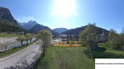 immagine della webcam nei dintorni di Lorenzago di Cadore: webcam Santo Stefano di Cadore