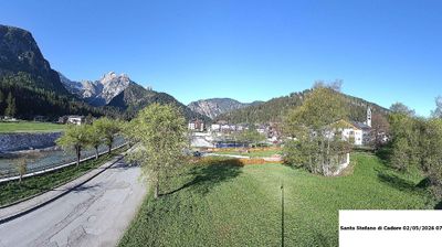 immagine della webcam nei dintorni di Laggio di Cadore: webcam Santo Stefano di Cadore