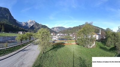 immagine della webcam nei dintorni di Calalzo di Cadore: webcam Santo Stefano di Cadore