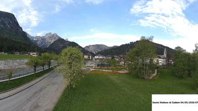 immagine della webcam nei dintorni di Forni di Sopra: webcam Santo Stefano di Cadore