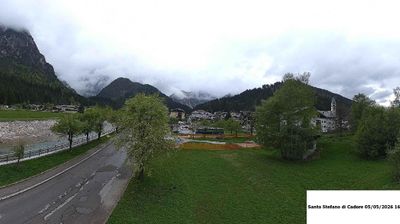immagine della webcam nei dintorni di Vigo di Cadore: webcam Santo Stefano di Cadore