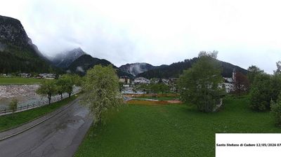 immagine della webcam nei dintorni di Ampezzo: webcam Santo Stefano di Cadore