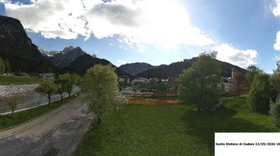 immagine della webcam nei dintorni di Padola: webcam Santo Stefano di Cadore