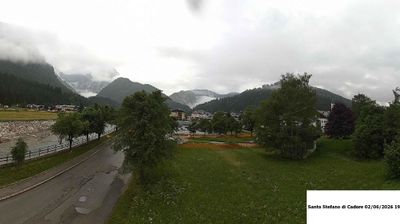 immagine della webcam nei dintorni di Ovaro: webcam Santo Stefano di Cadore