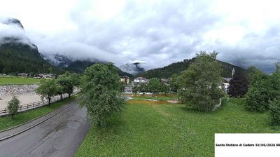 immagine della webcam nei dintorni di Pieve di Cadore: webcam Santo Stefano di Cadore