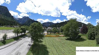 immagine della webcam nei dintorni di Forni di Sopra: webcam Santo Stefano di Cadore